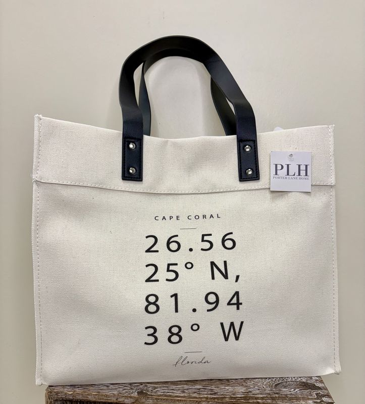 Custom City State Location Market Tote
