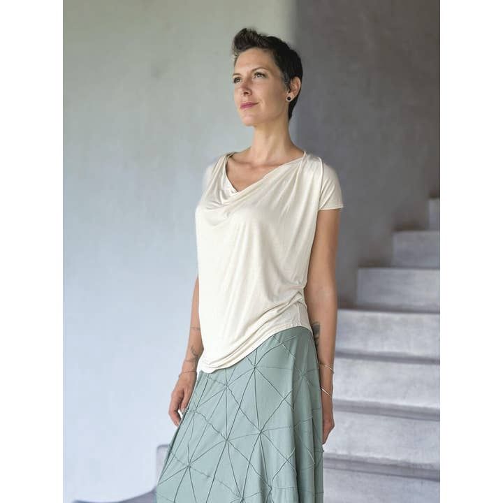 Flow Tee Cream, Size: S/M