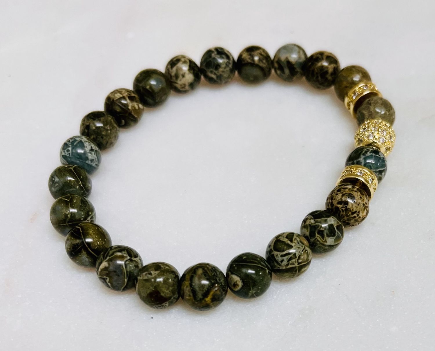Green Jasper Bracelet