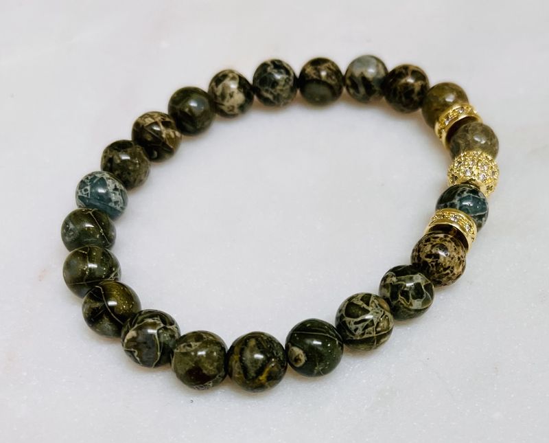 Green Jasper Bracelet