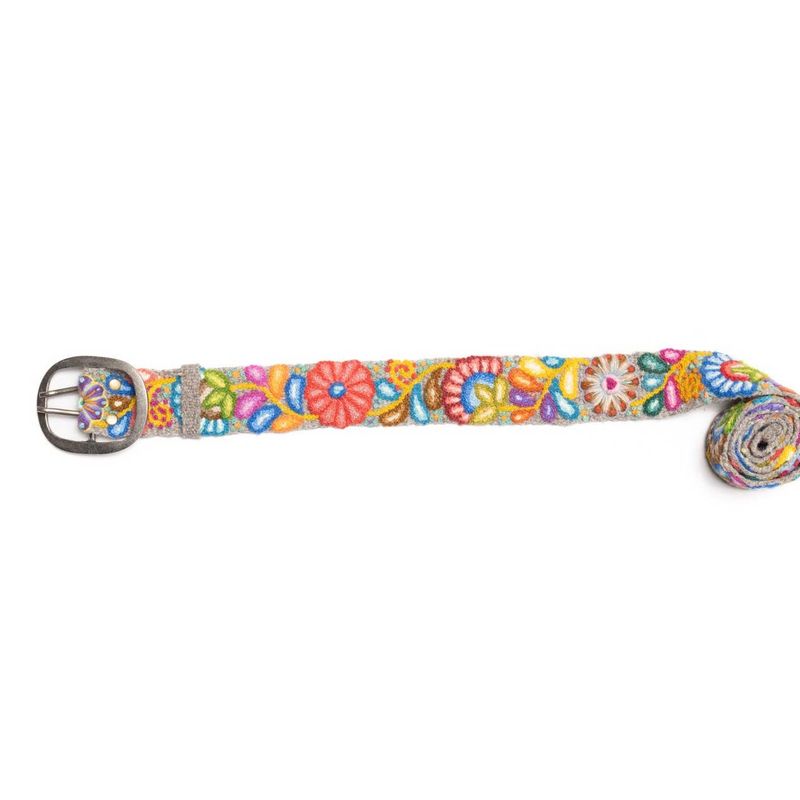 Bright Hand Embroidered Belt