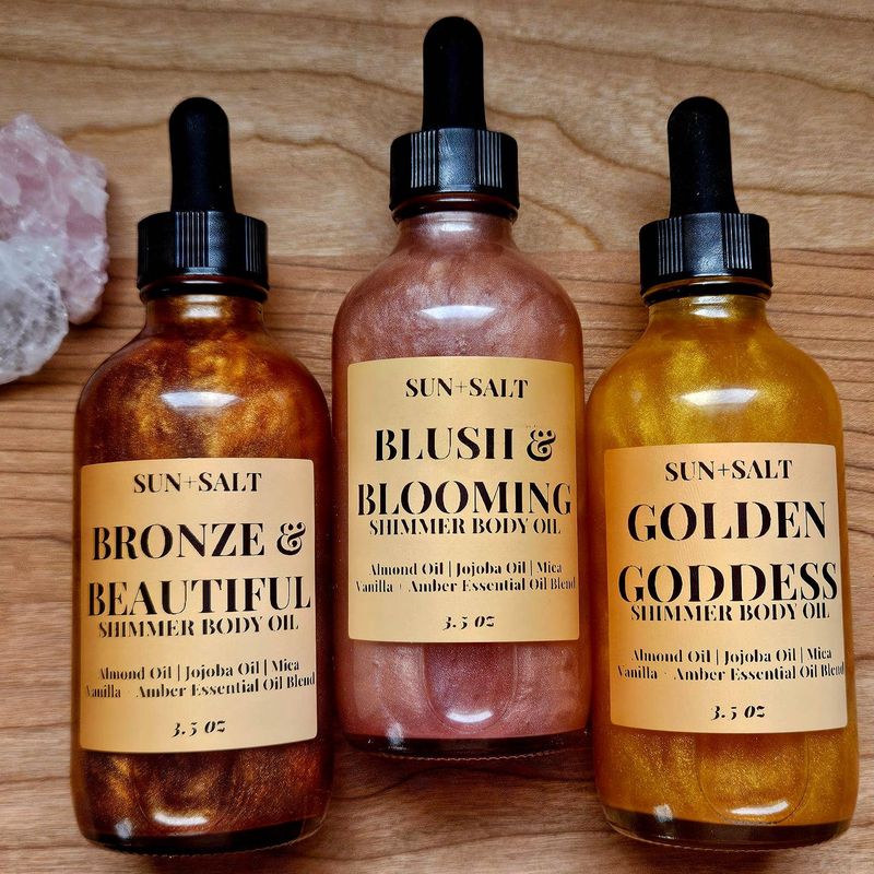 Summer Shimmer Oil Collection | Natural Skincare