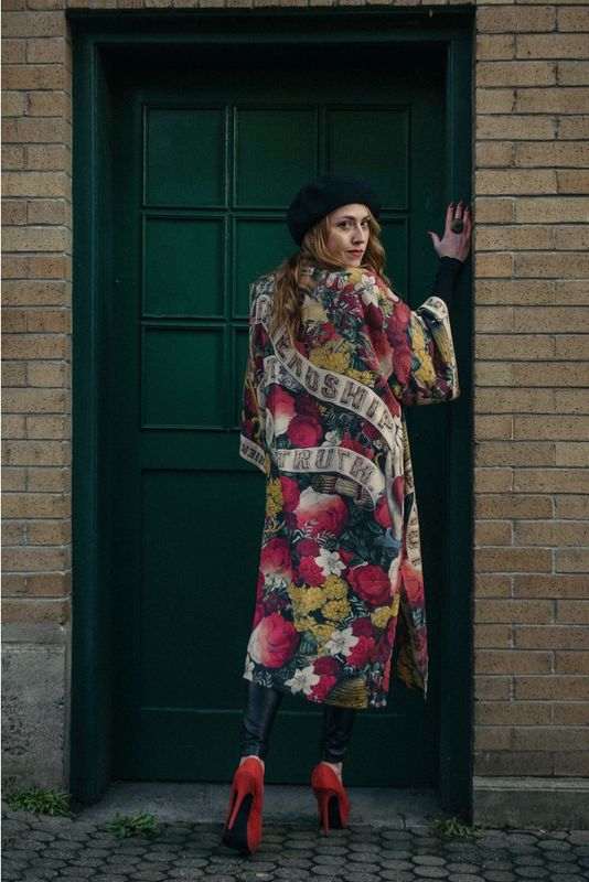 Friendship Love &amp; Truth Opera Duster Kimono Robe