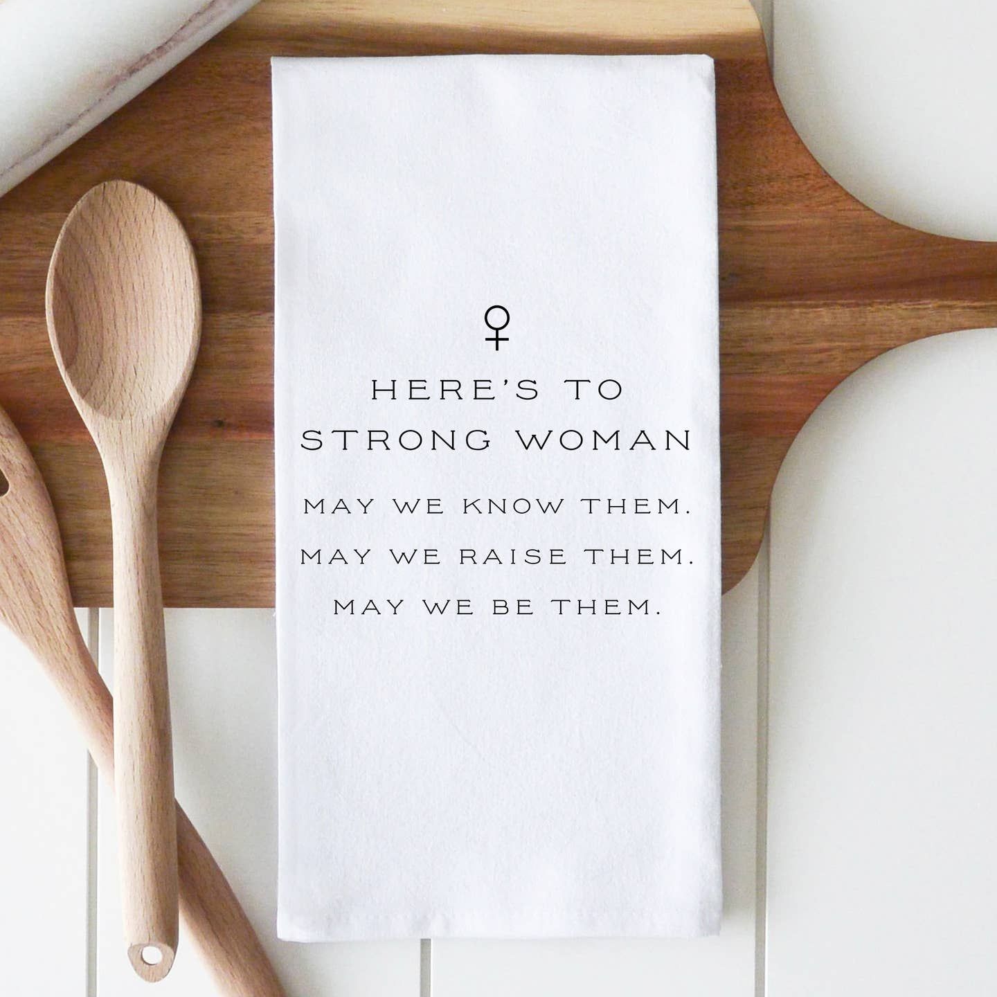 Strong Woman Tea Towel
