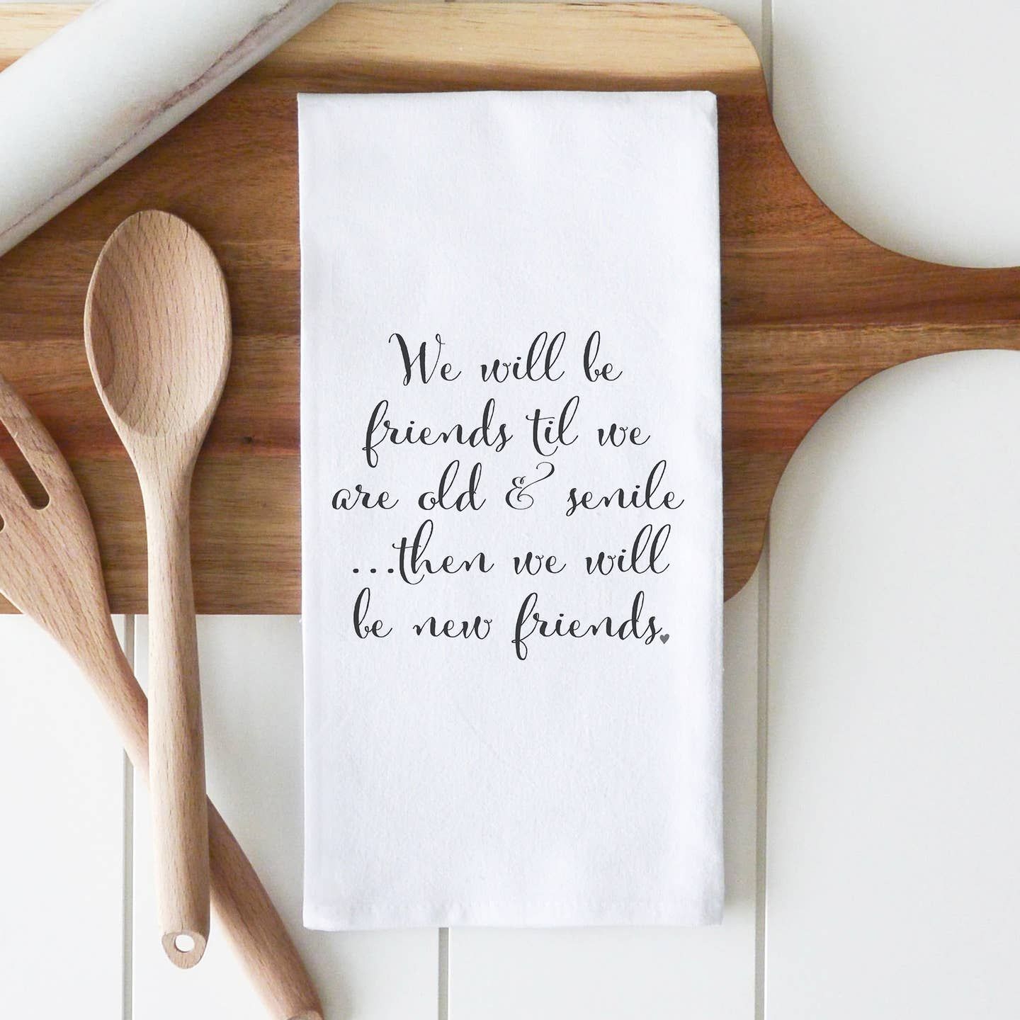 New Friends Tea Towel