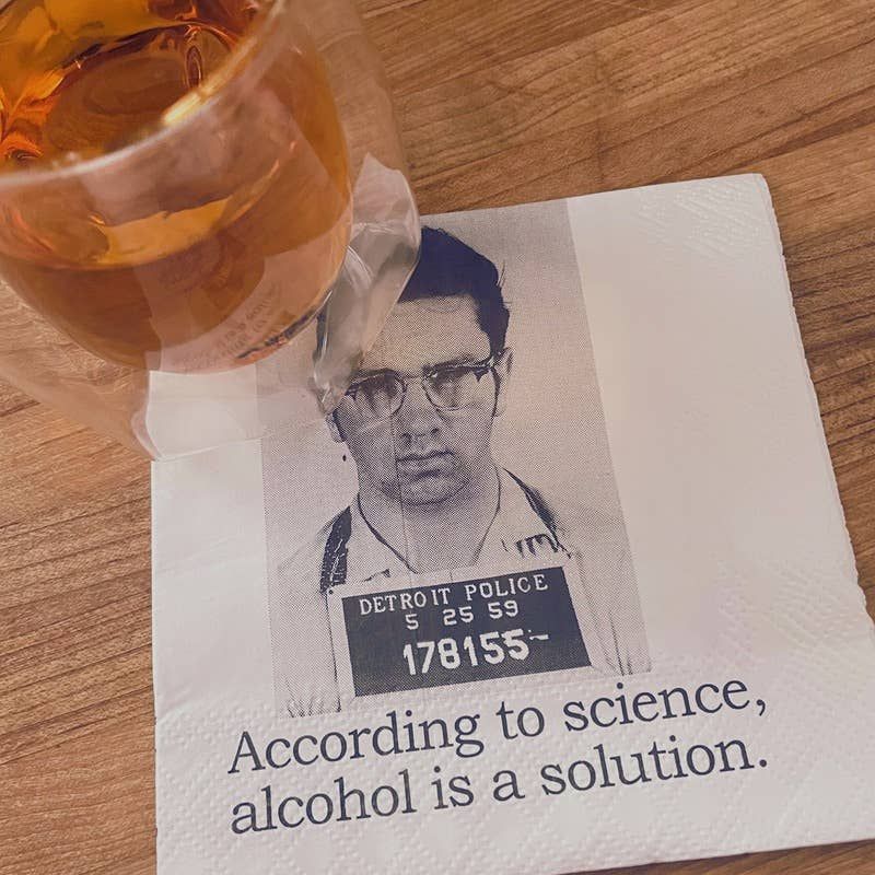 Big House Cocktail Napkins, According to Science