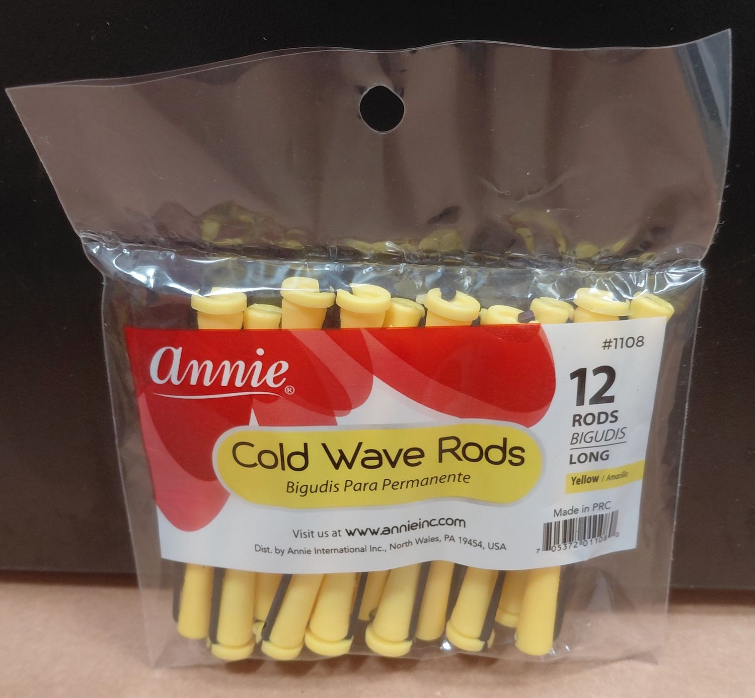 Annie Cold Wave Rods Yellow