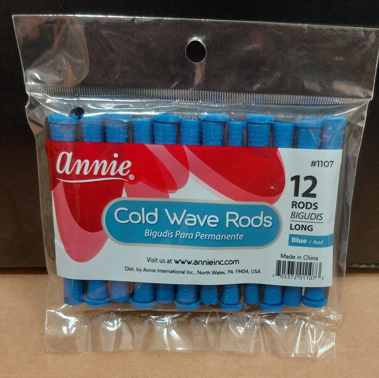 Annie Cold Wave Rods BLUE Long