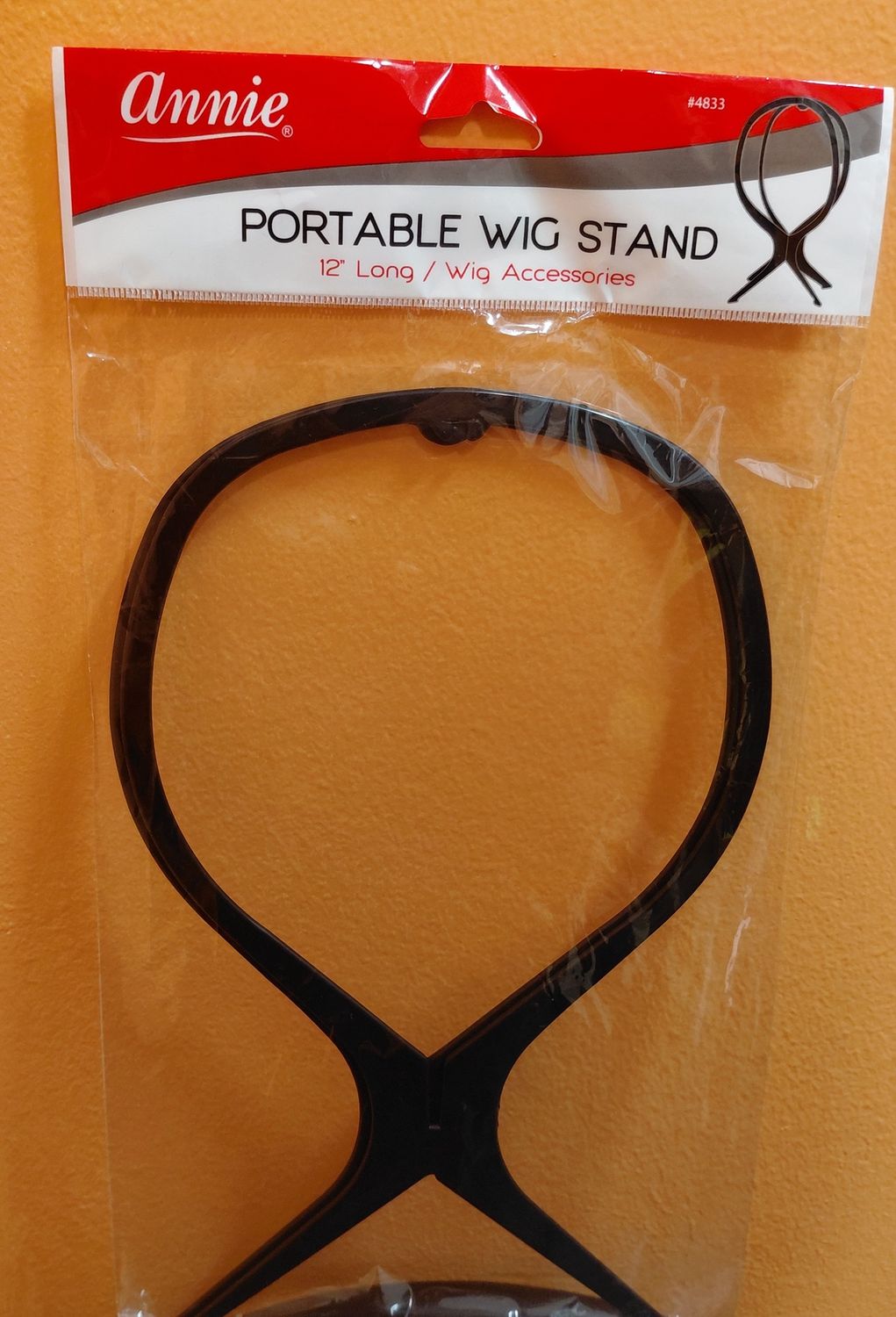 Annie Portable Wig Stand 12in