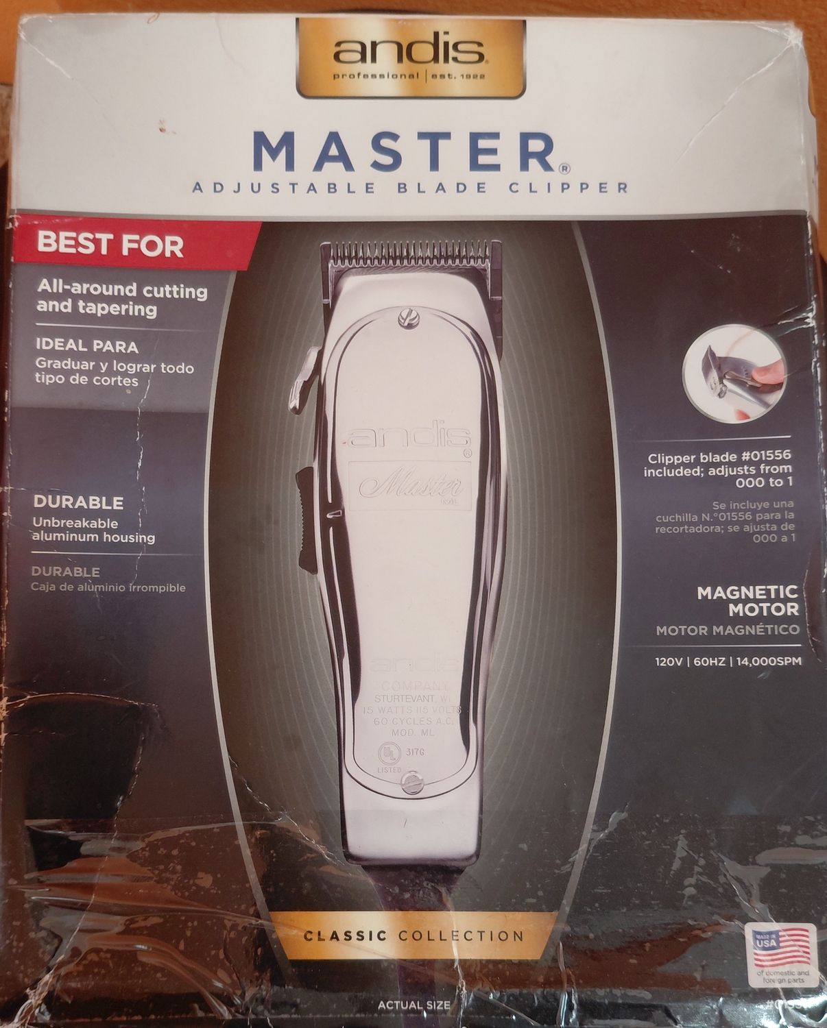 Andis Master Adjustable Blade Clipper