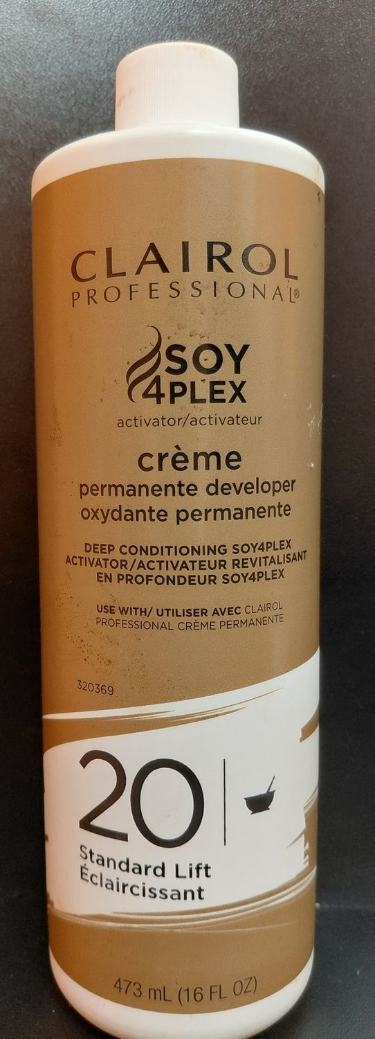 Clairol Professional Soy 4 Plex Creme 20 Permanente Developer
