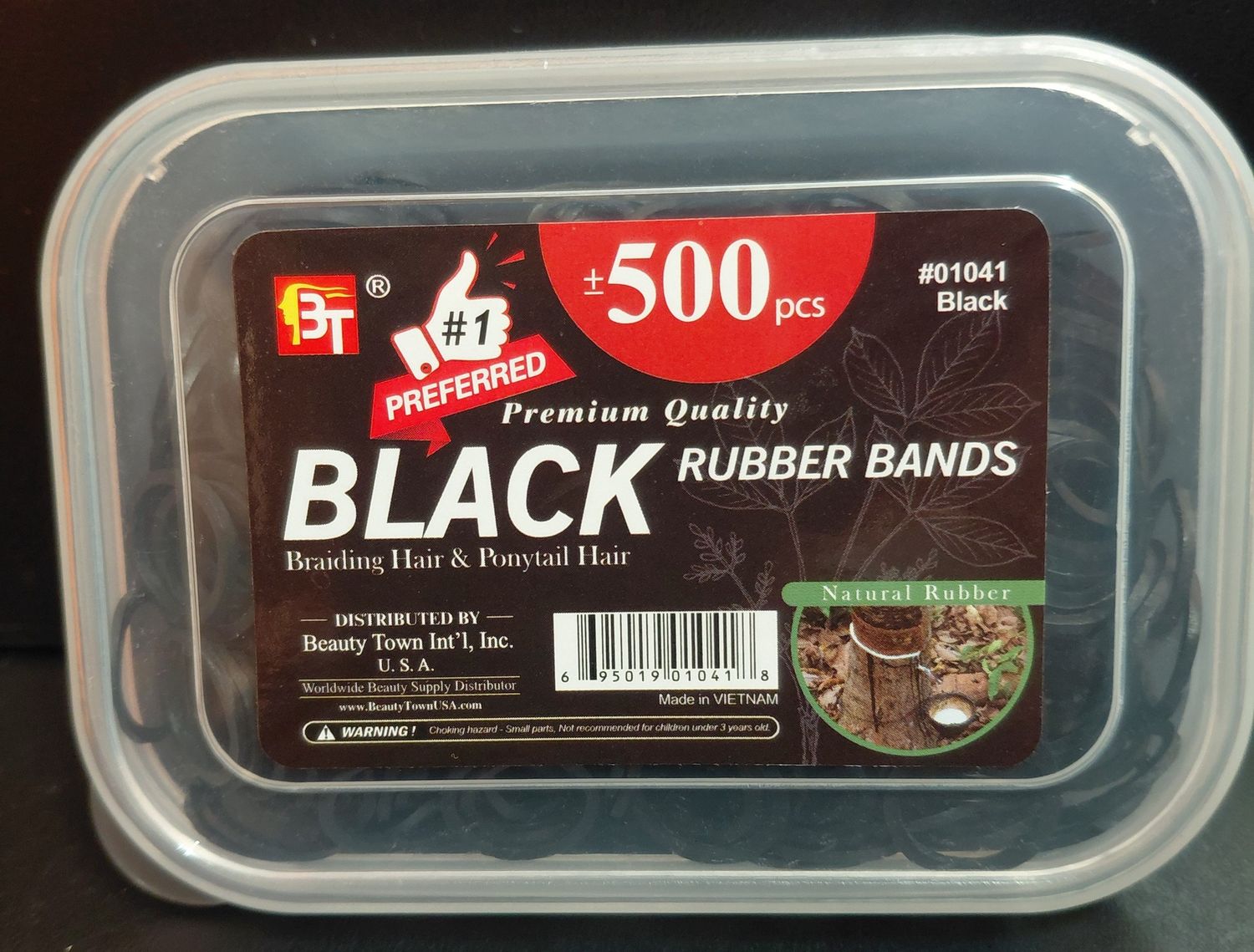 Rubber Bands 500 pcs-Beauty Town International