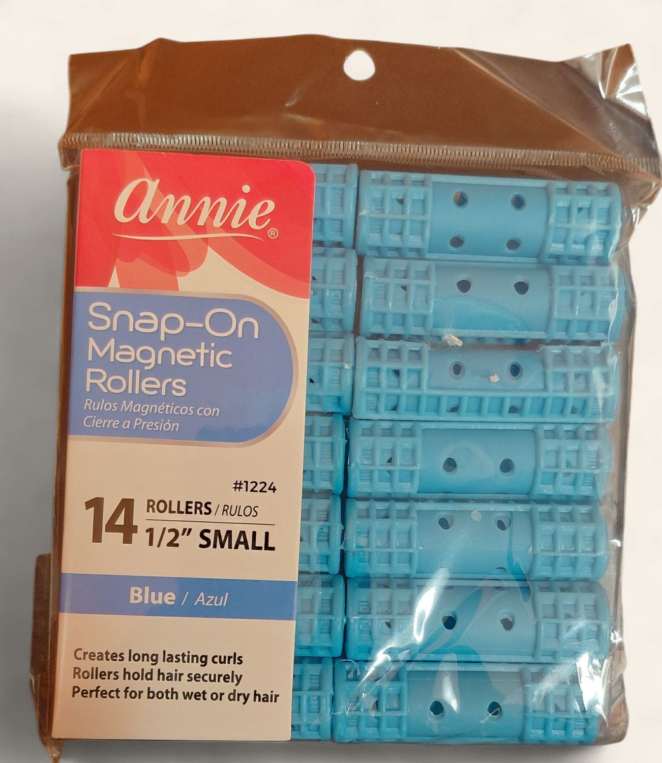 Annie Snap On Magnetic Rollers Blue