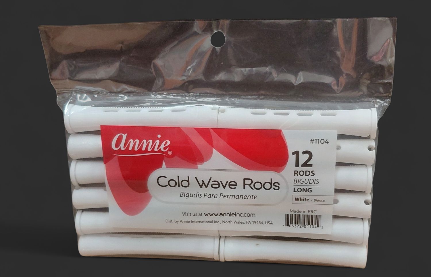 Annie Cold Wave Rods White