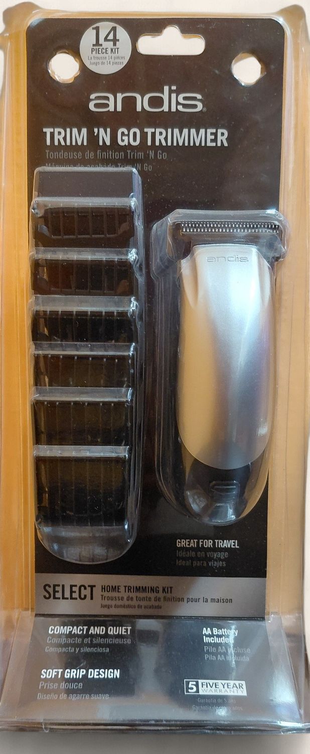 Andis Trim N Go Trimmer 14 pcs