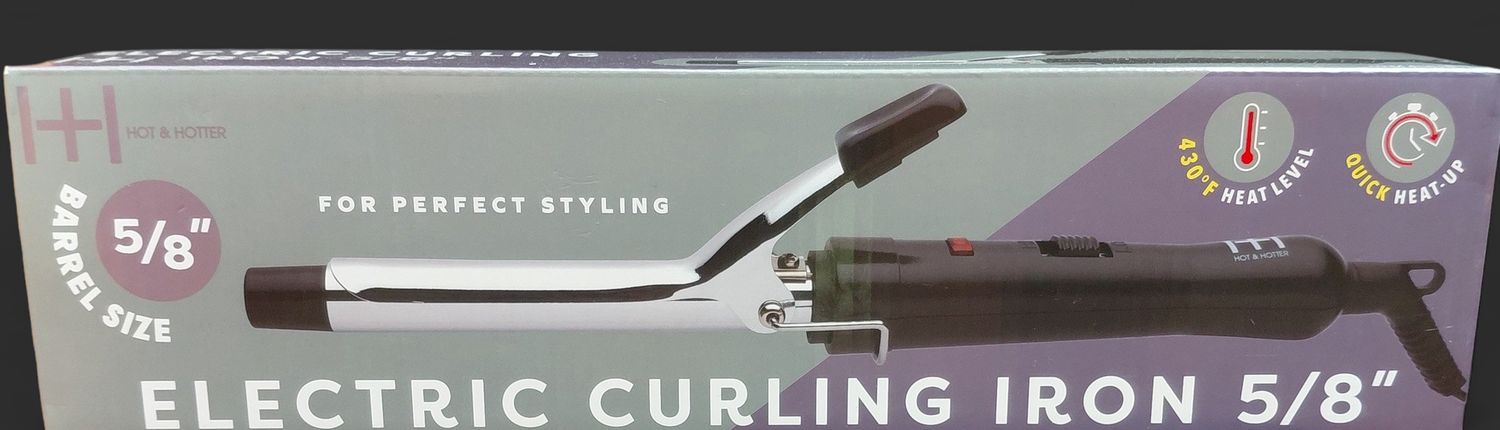 Hot &amp; Hotter Electric Curling Iron 5/8"