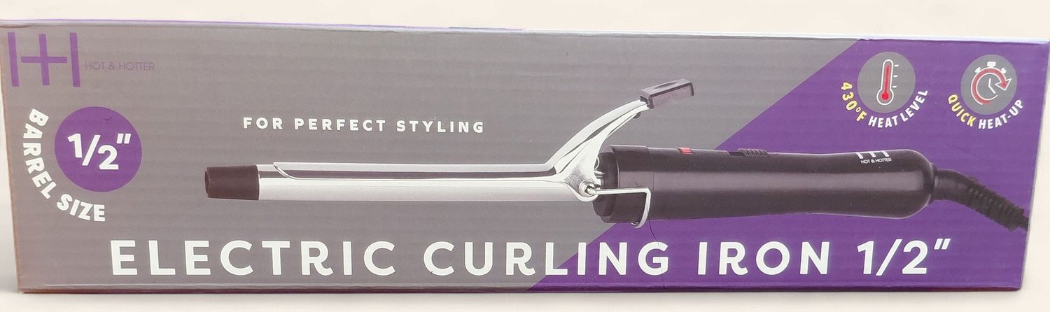 Hot &amp; Hotter Electric Curling Iron 1/2"