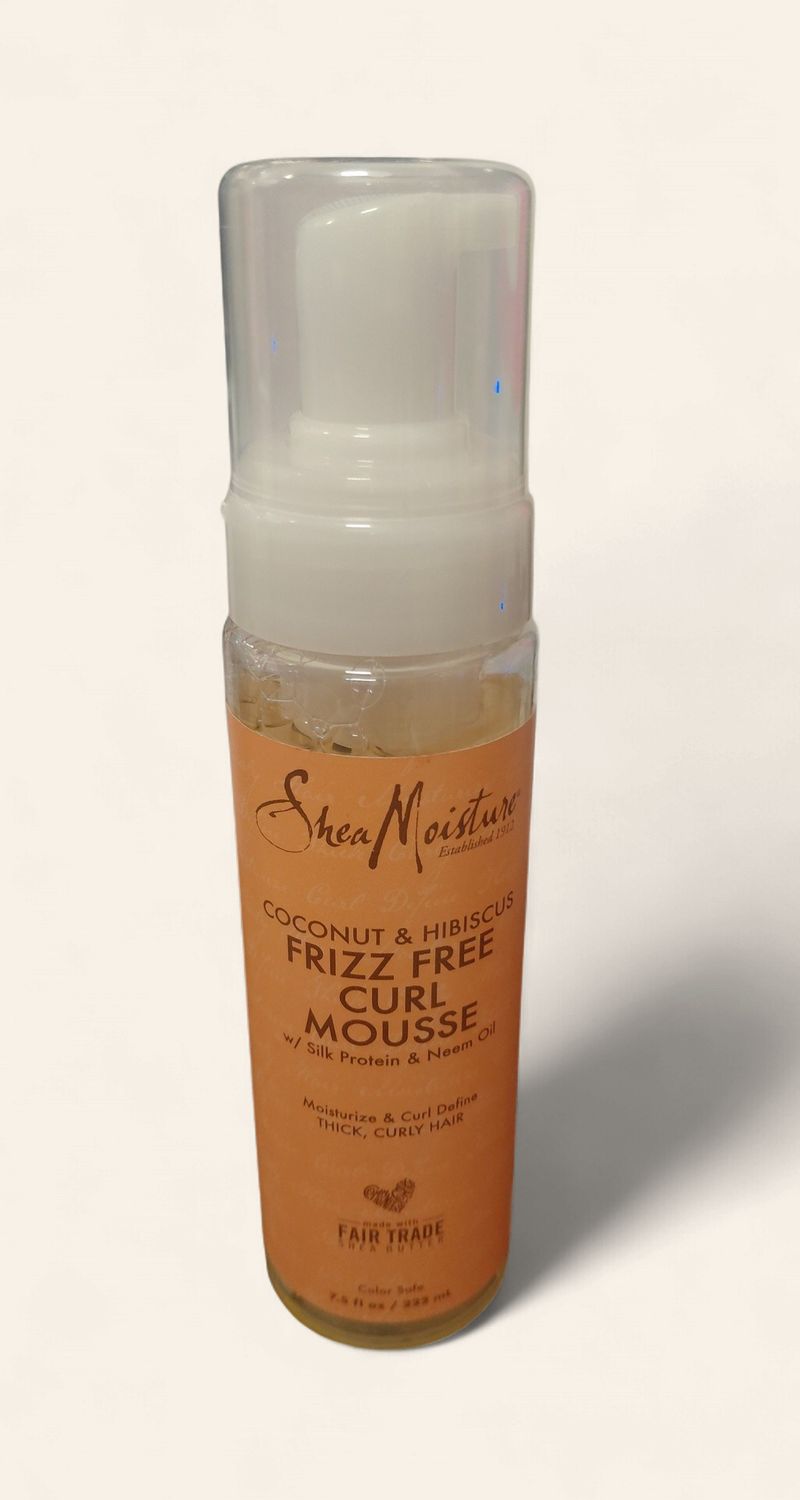 Shea Moisture  Coconut  &amp; Hibiscus Frizz Free Curl Mousse