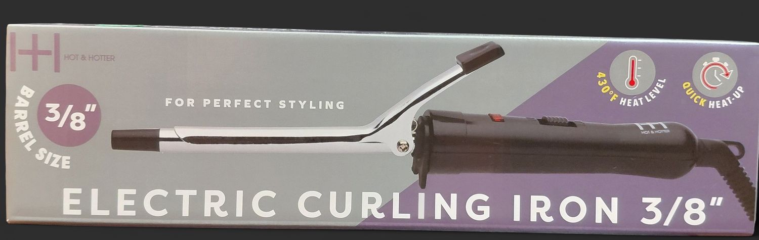 Hot &amp; Hotter Electric Curling Iron 3/8"