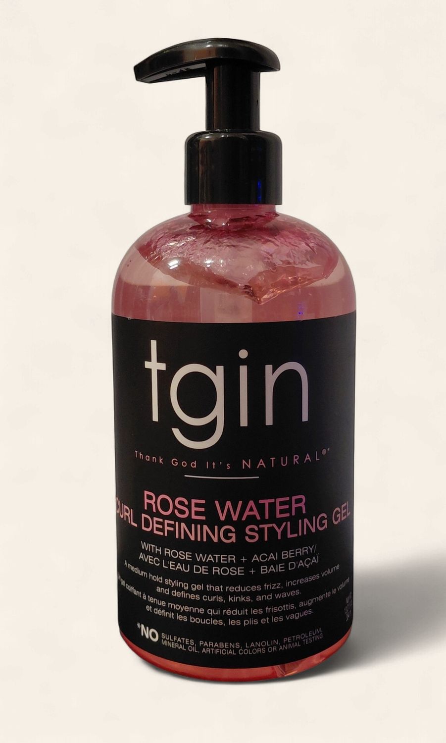 Tgin Rose Water Curl Defining Styling Gel