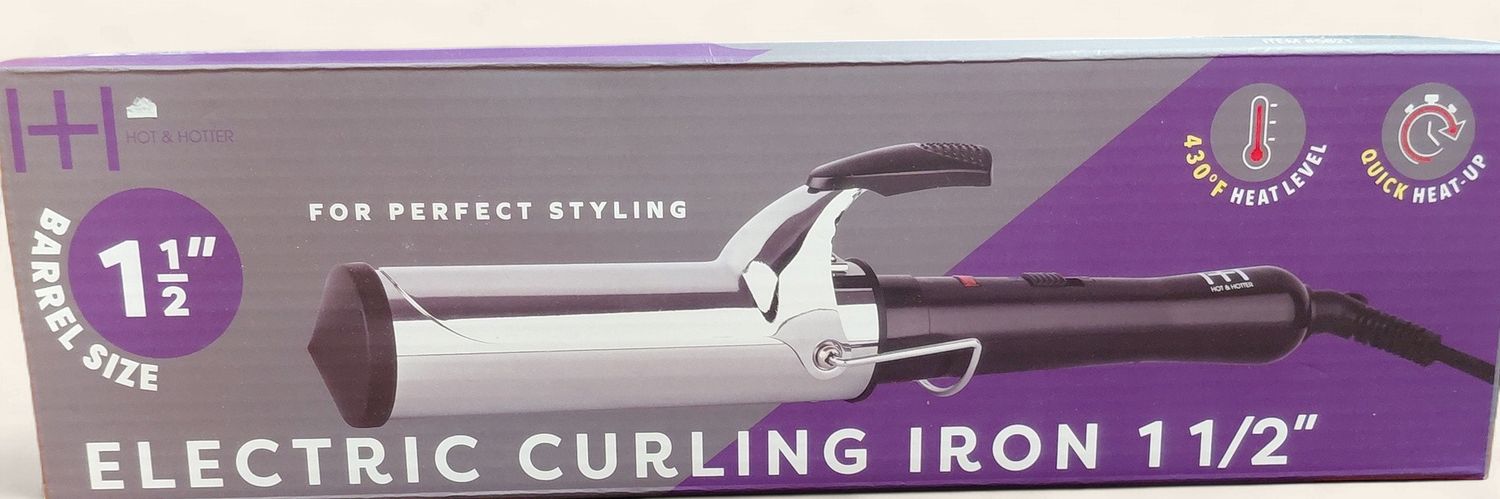 Hot &amp; Hotter Electric Curling Iron 1 1/2"