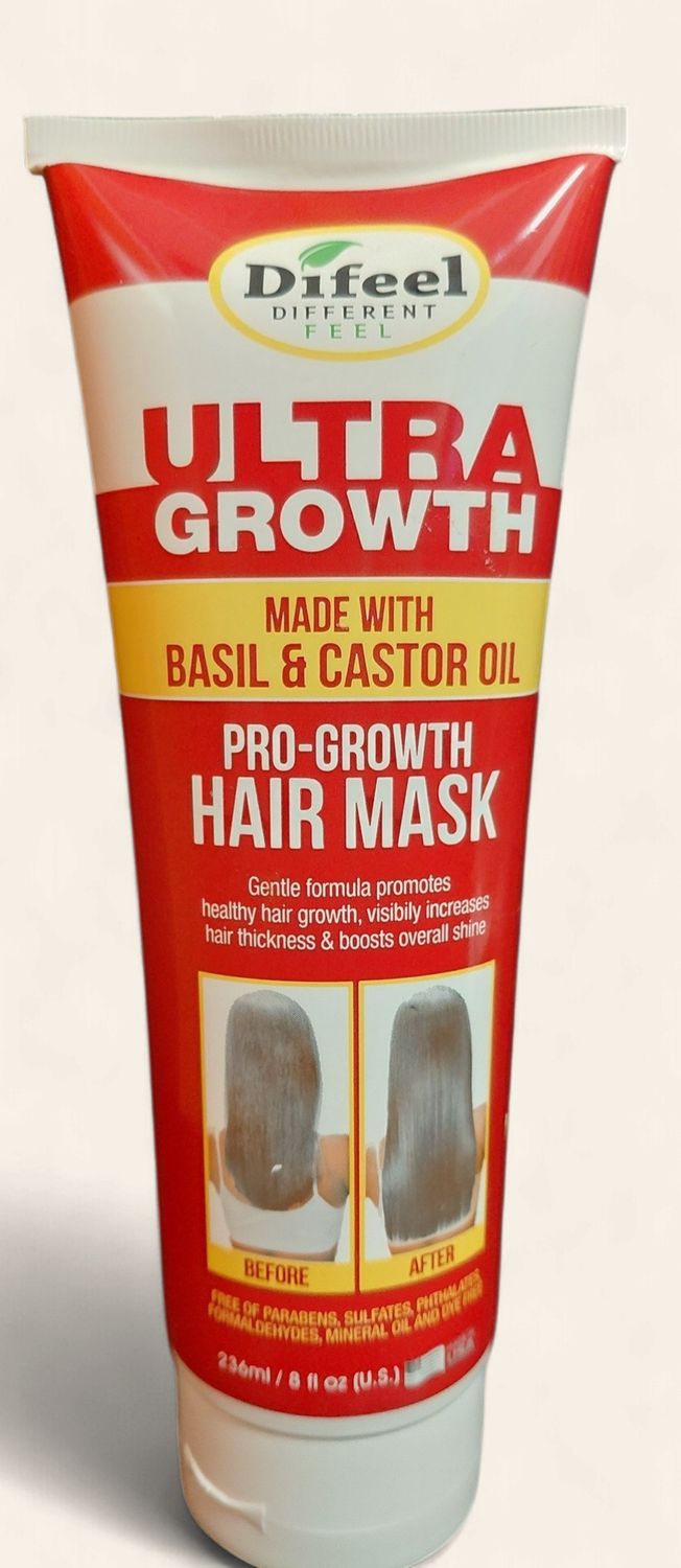 Difeel Ultra Growth  Hair Mask with Basil &amp; Castor Oil