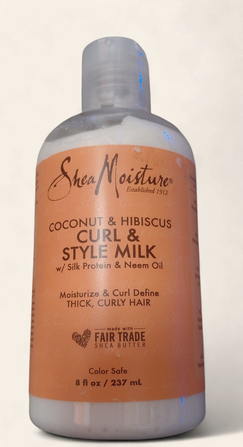 Shea Moisture Coconut &amp; Hibiscus Curl &amp; Style Milk
