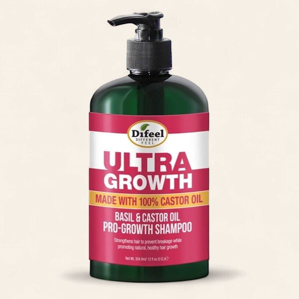 Difeel Ultra Growth with Basil &amp; Castor Oil Shampoo