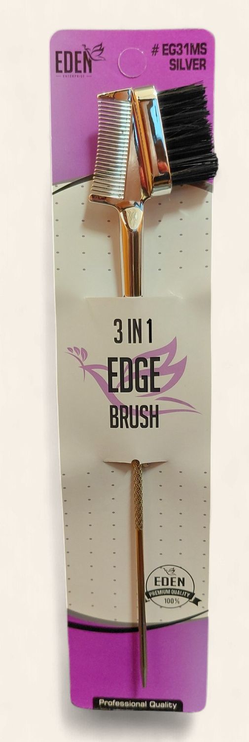 Eden 3 IN 1 Edge Brush Silver