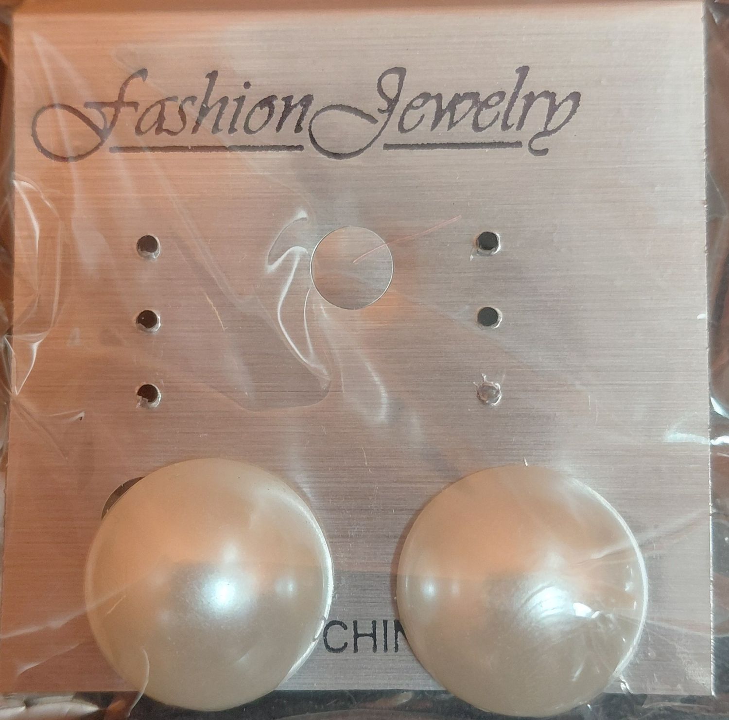 Pearl Clip On Earrings