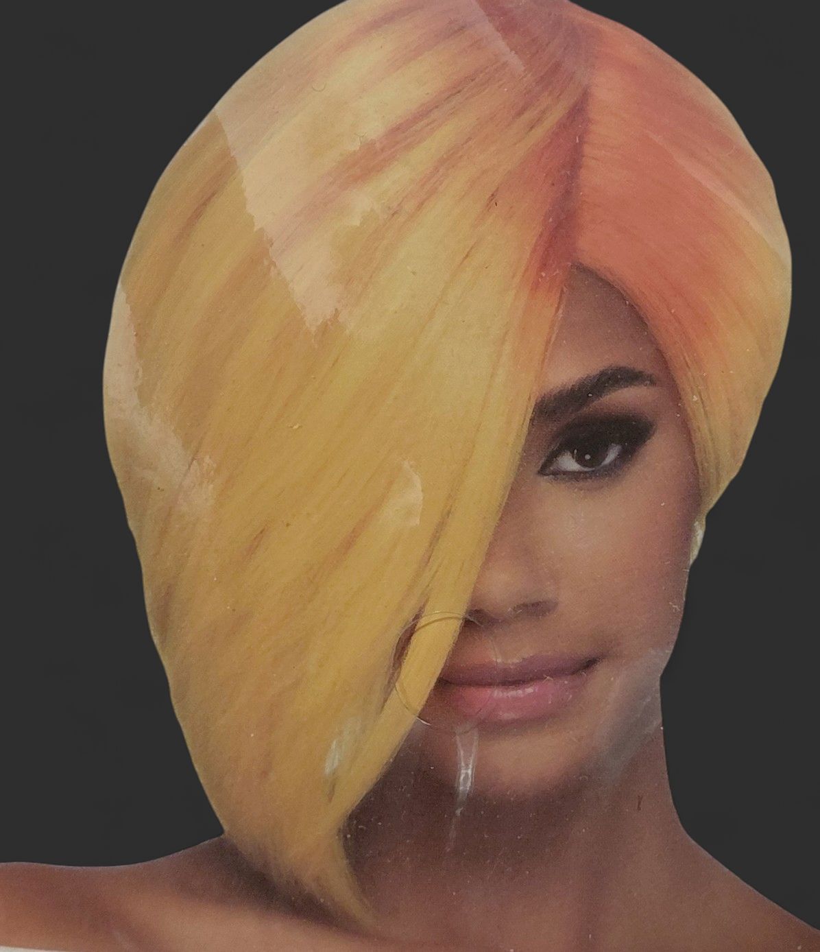 VIVICA A. FOX  Tangerine and Yellow Wig