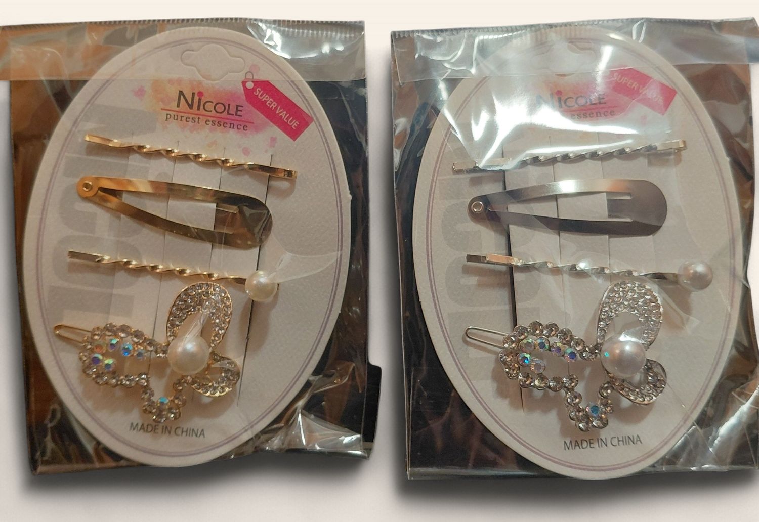 Decorative Hair Clips by Nicole