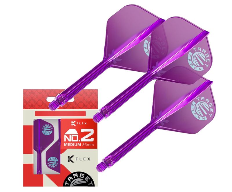 TARGET JAPAN K-Flex Flight-Schaft-System No2 Standard Lila