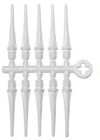 COSMO Fitpoint 19mm Softtip Spitzen weiß