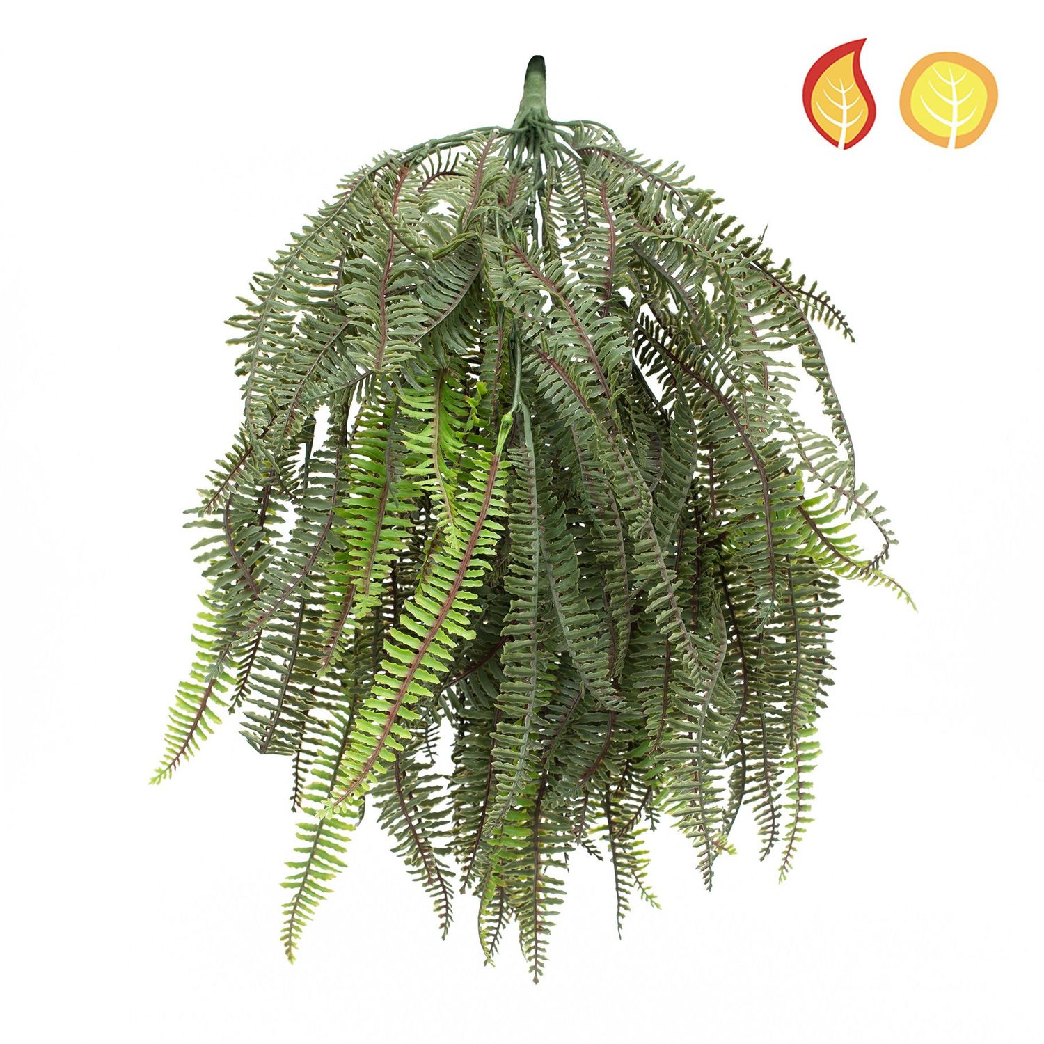 Artificial Hanging Fern Boston Green 53cm (Box of 6)