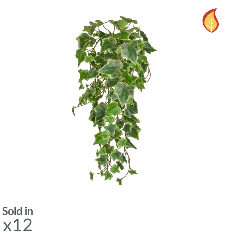 Artificial Variegated Ivy Trail  (Box of 12)