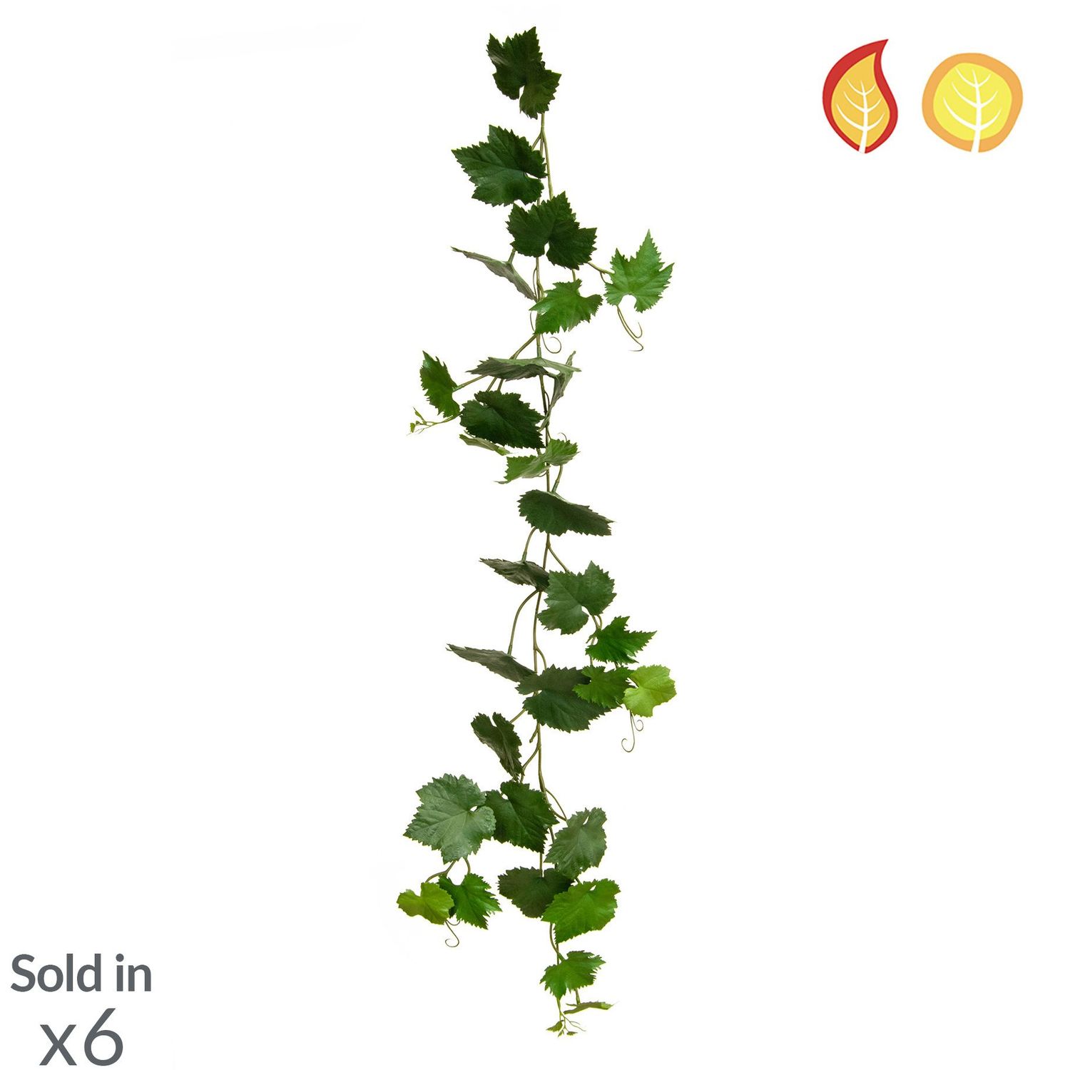 Artificial Ivy Grape Vine 118cm (Box of 6)