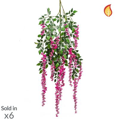 Artificial Wisteria 125cm (Box of 6) Artificial Wisteria 125cm (Box of 6)