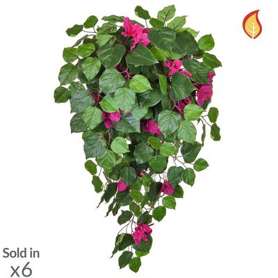 Artificial Bougainvillea Bush 100cm  (Box of 6) Artificial Bougainvillea Bush 100cm  (Box of 6)