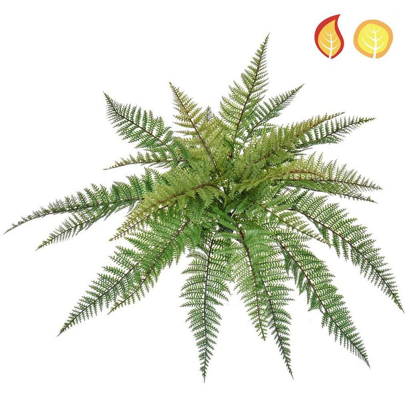 Artificial Leather Fern 48cm (Box of 6)