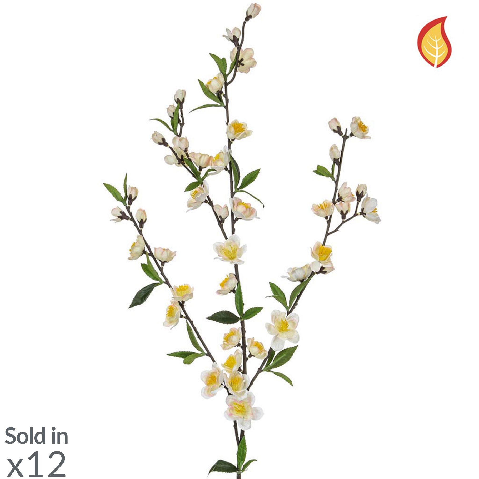 Artificial Flowering Cherry Blossom (Box of 12)