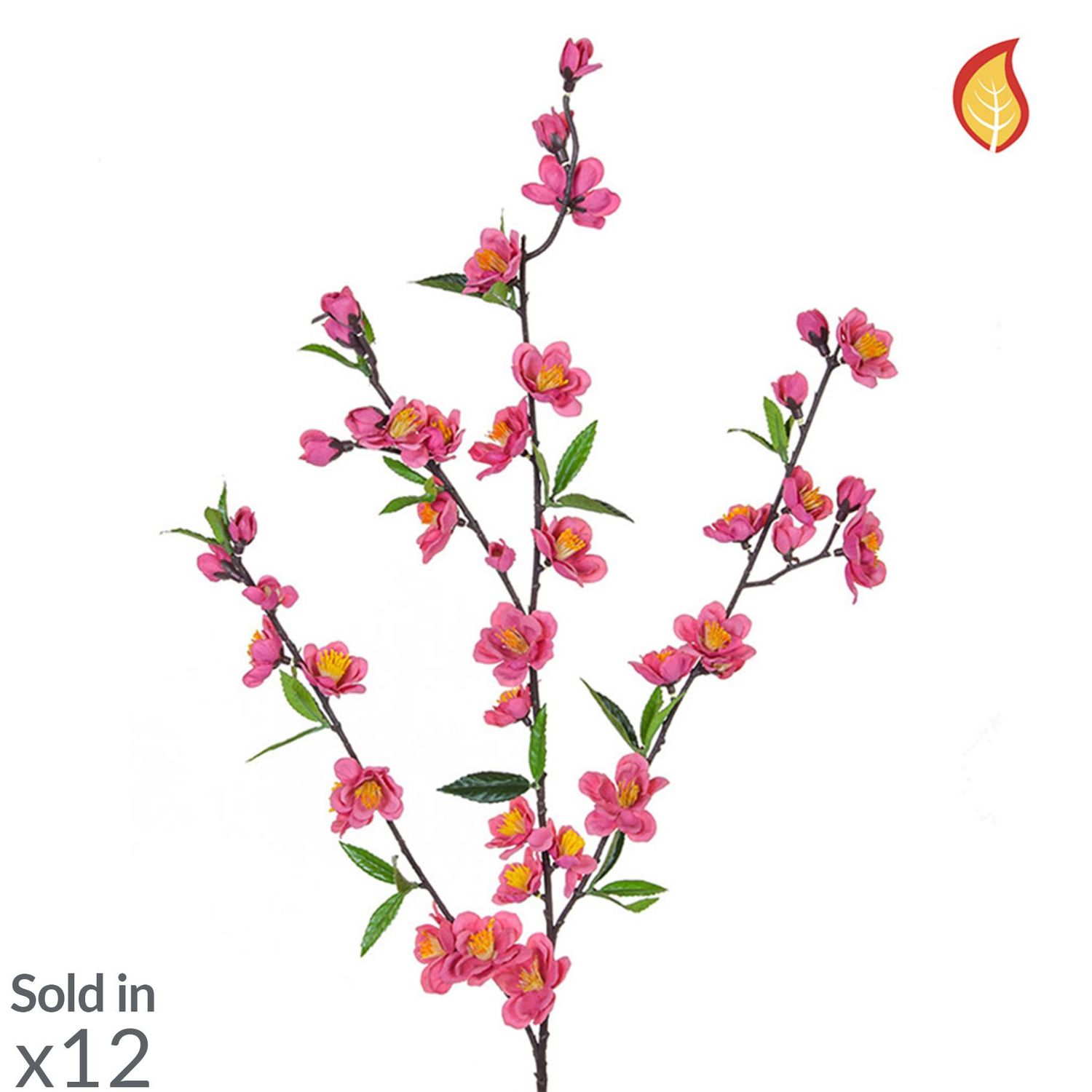 Artificial Flowering Cherry Blossom (Box of 12)