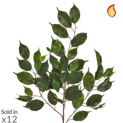 Artificial Ficus Exotica Foliage (Box of 12)