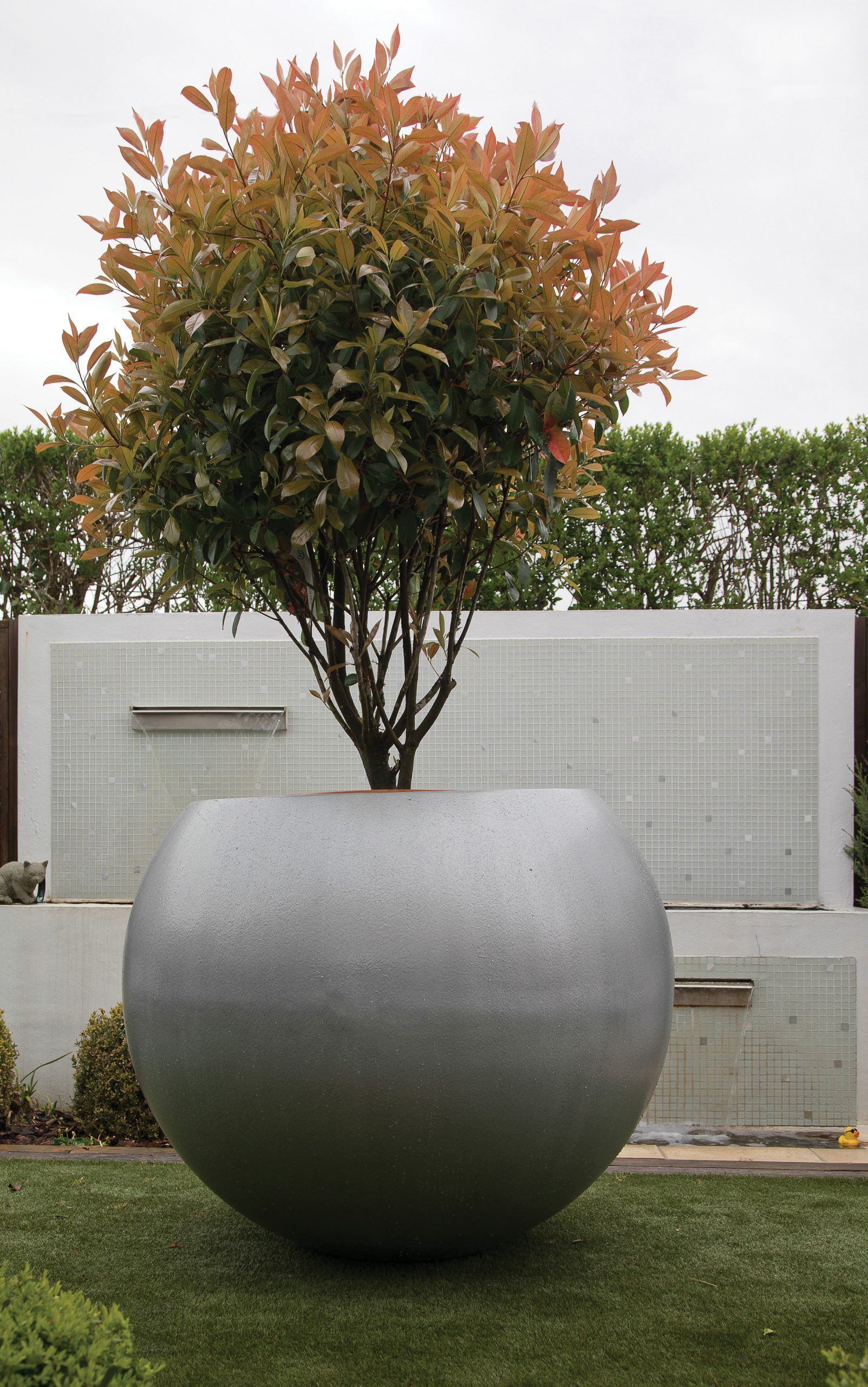 Round Slice Moon Planter