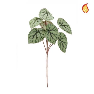 Artificial Plants Begonia Green 60cm  (Box of 12) Artificial Plants Begonia Green 60cm  (Box of 12)