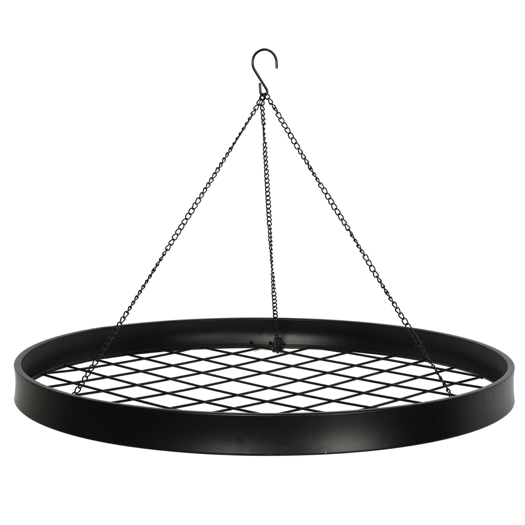 Large Round Floral Hanging Grid – 120cm