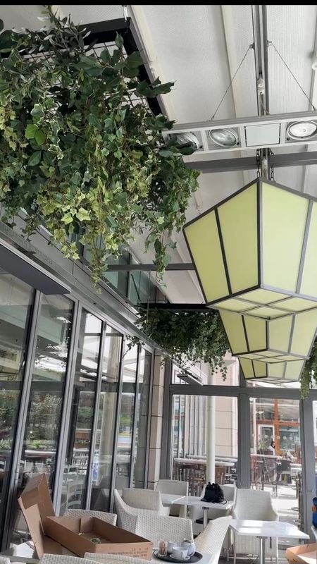 Square  Floral Hanging Ceiling Grid 1m x 1mcm