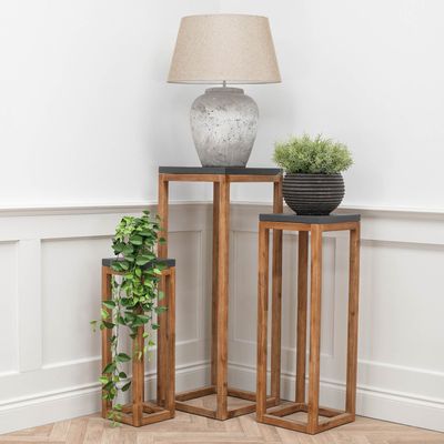 Pedestal Tables – Set of 3