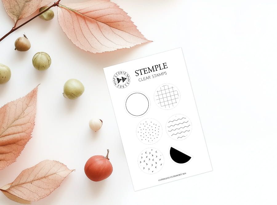 CIRCLES- zestaw stempli do scrapbookingu/ stamp set#182