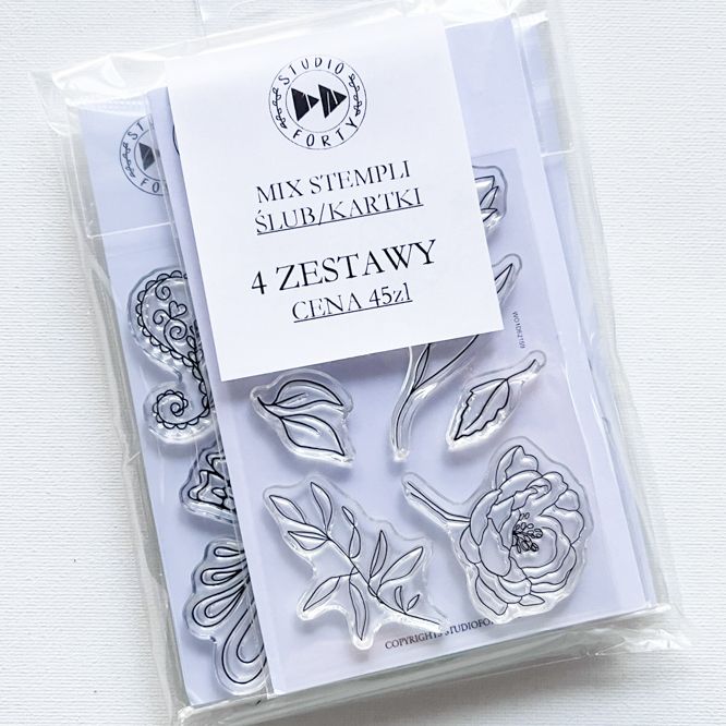 MIX STEMPLI - ŚLUB / KARTKI